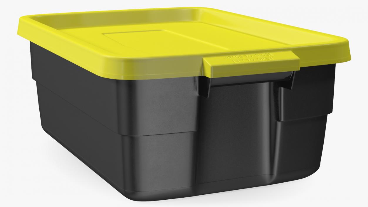 Polyethylene Storage Bin 10 Gallon 3D model