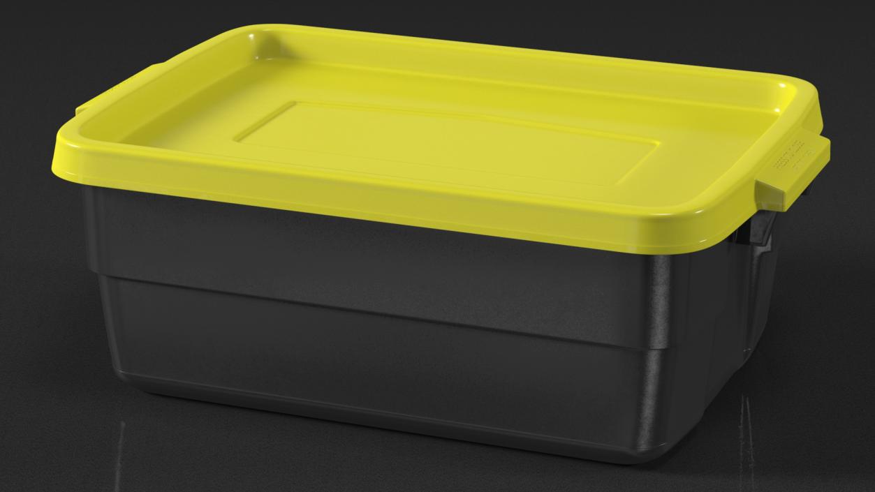 Polyethylene Storage Bin 10 Gallon 3D model