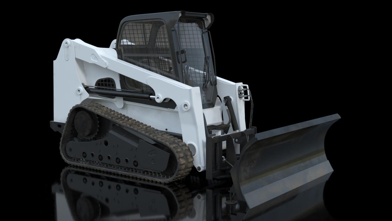 Compact Track Loader Rigged 3D