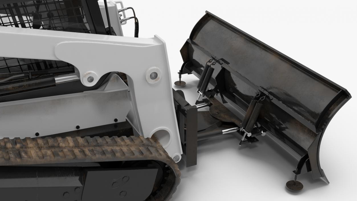 Compact Track Loader Rigged 3D