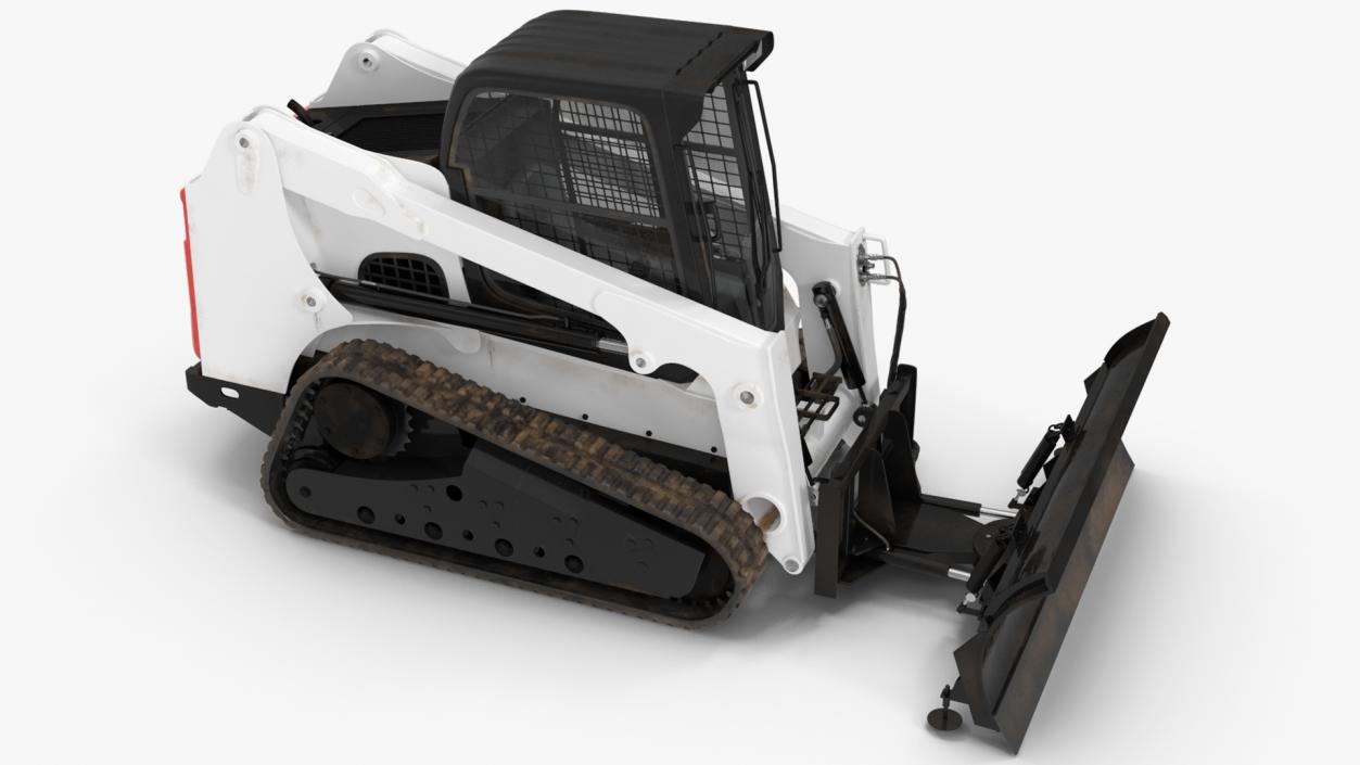 Compact Track Loader Rigged 3D