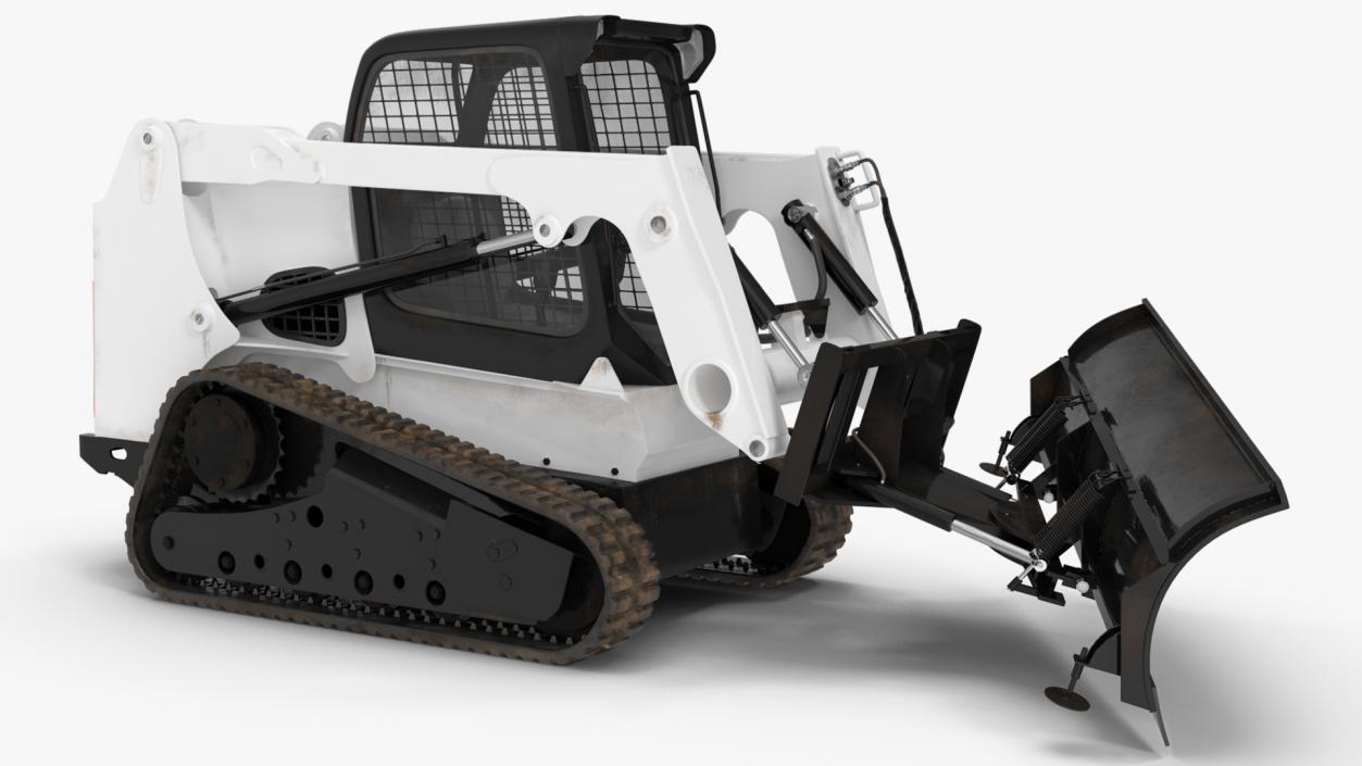 Compact Track Loader Rigged 3D