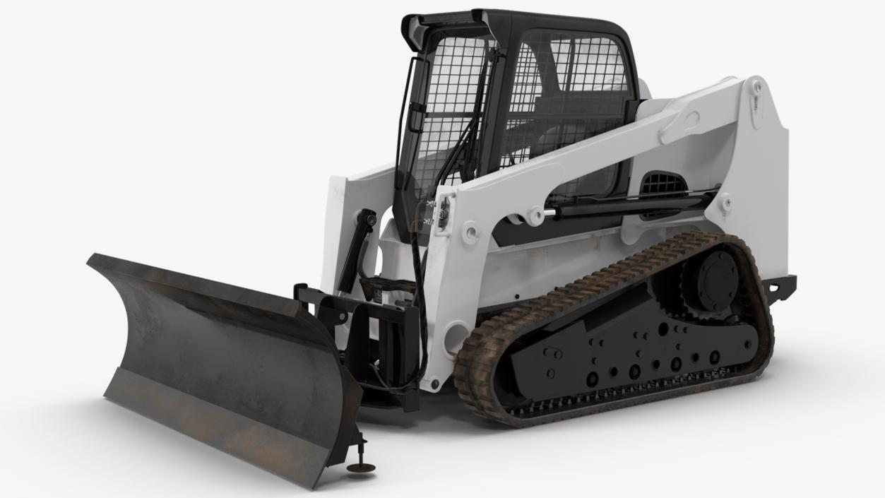 Compact Track Loader Rigged 3D