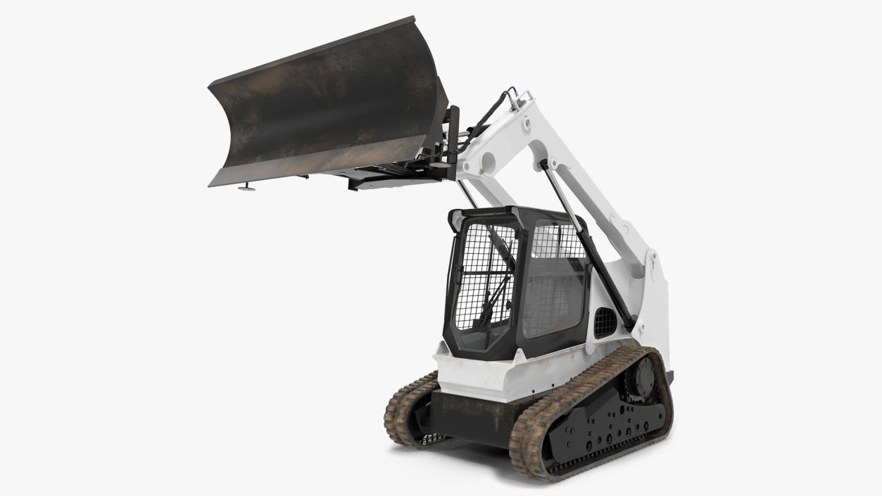 Compact Track Loader Rigged 3D