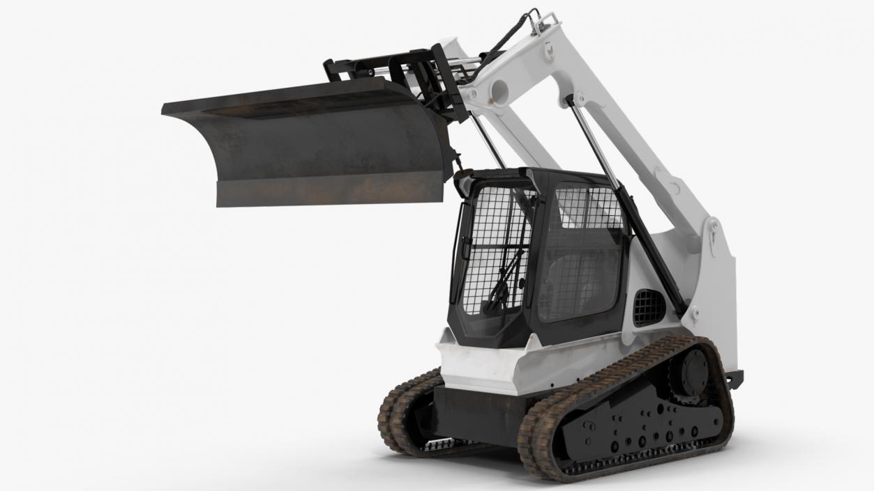 Compact Track Loader Rigged 3D