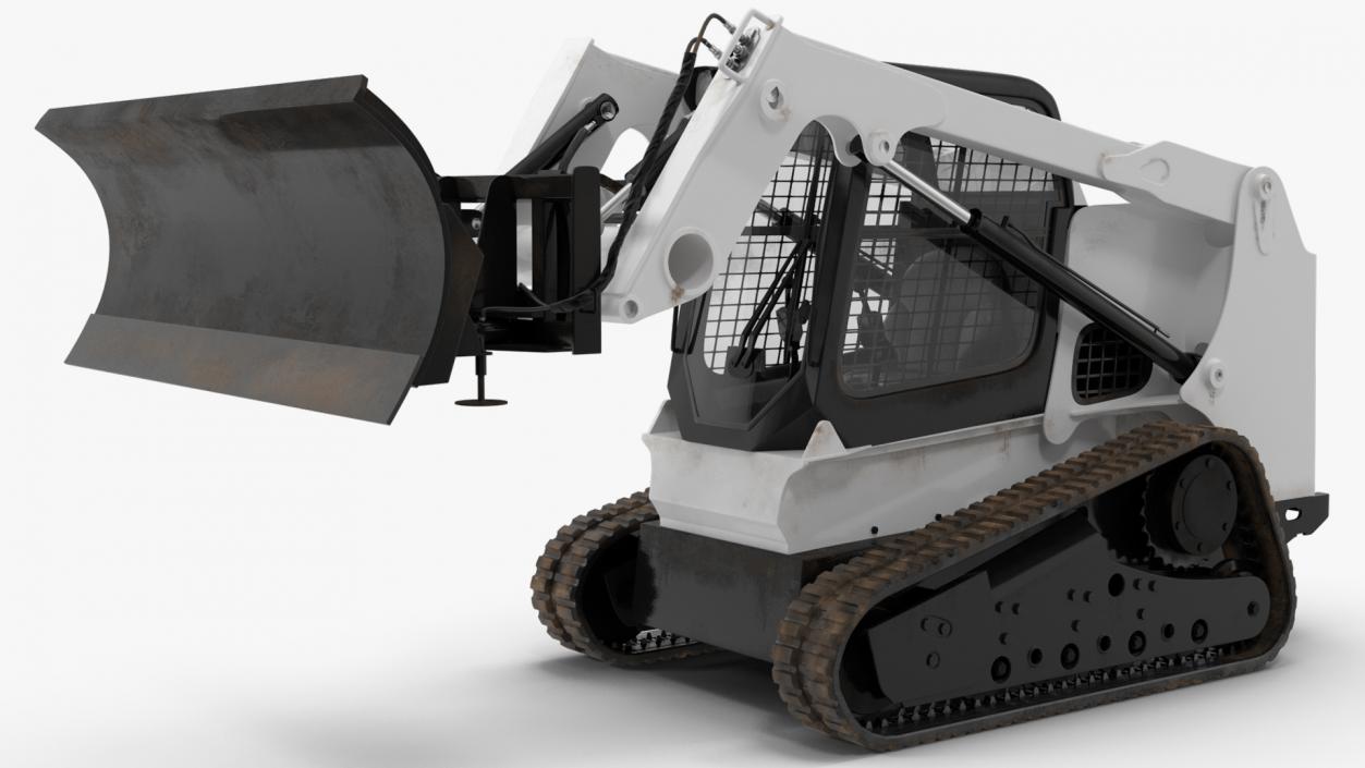 Compact Track Loader Rigged 3D