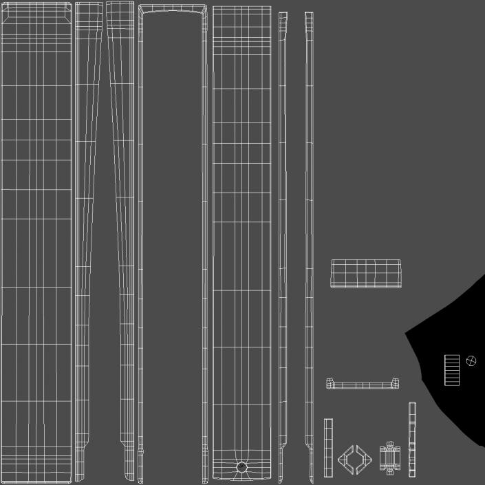 Minigolf 35 Portable Course Hole 4 3D model