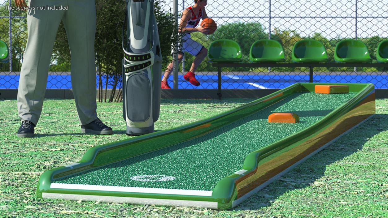 Minigolf 35 Portable Course Hole 4 3D model