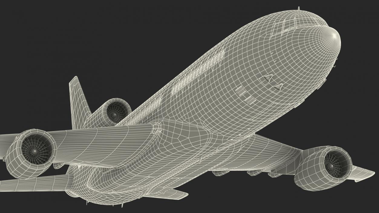 3D Delta Air Lines Lockheed L-1011 TriStar Flight