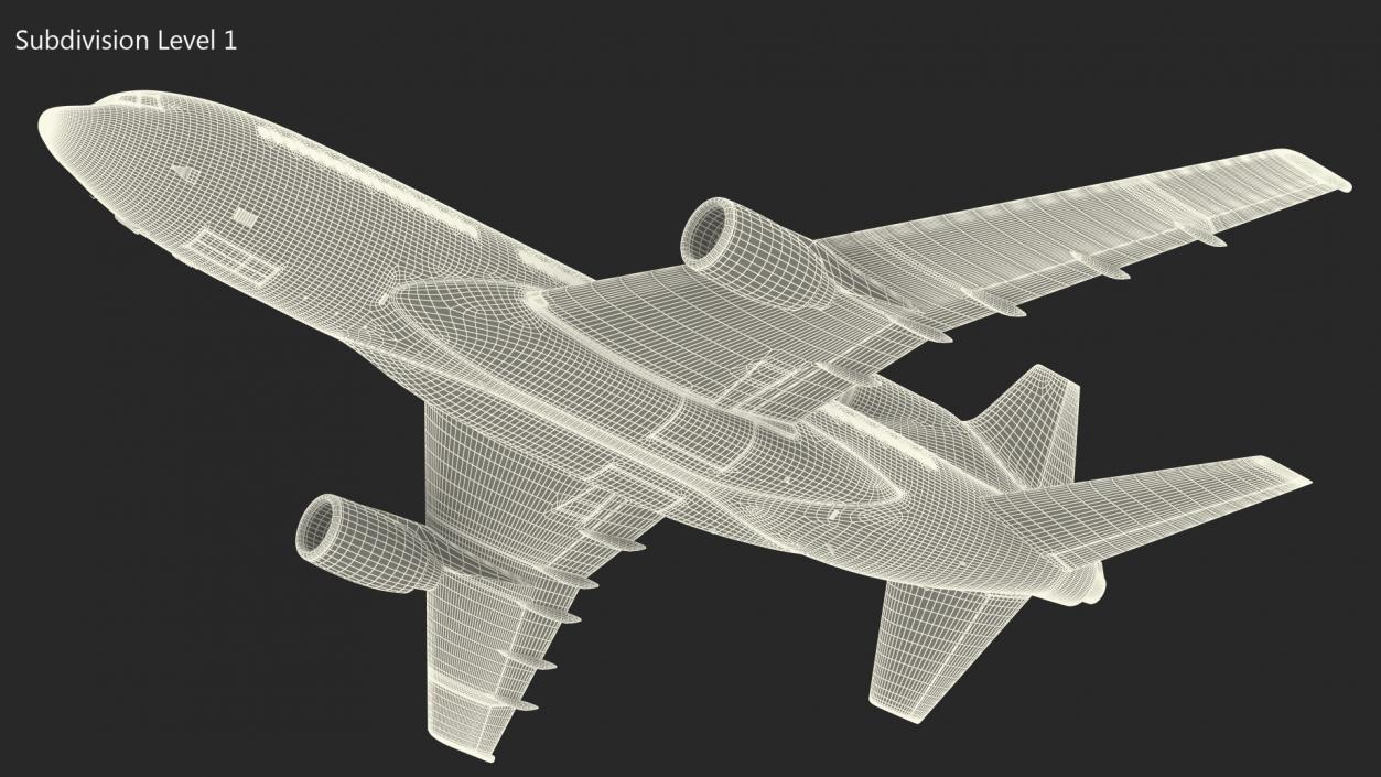 3D Delta Air Lines Lockheed L-1011 TriStar Flight