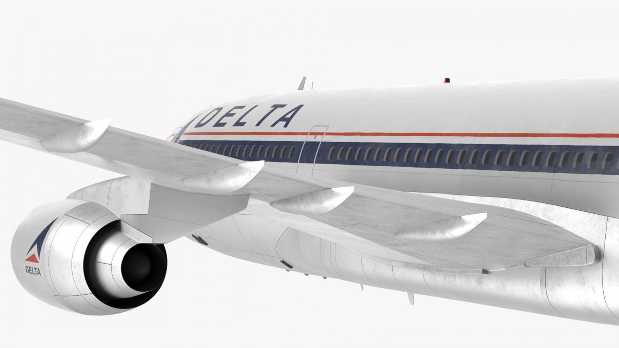 3D Delta Air Lines Lockheed L-1011 TriStar Flight