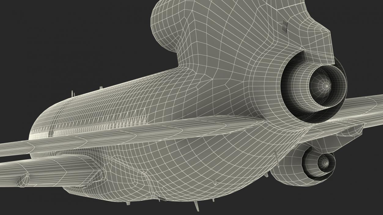 3D Delta Air Lines Lockheed L-1011 TriStar Flight