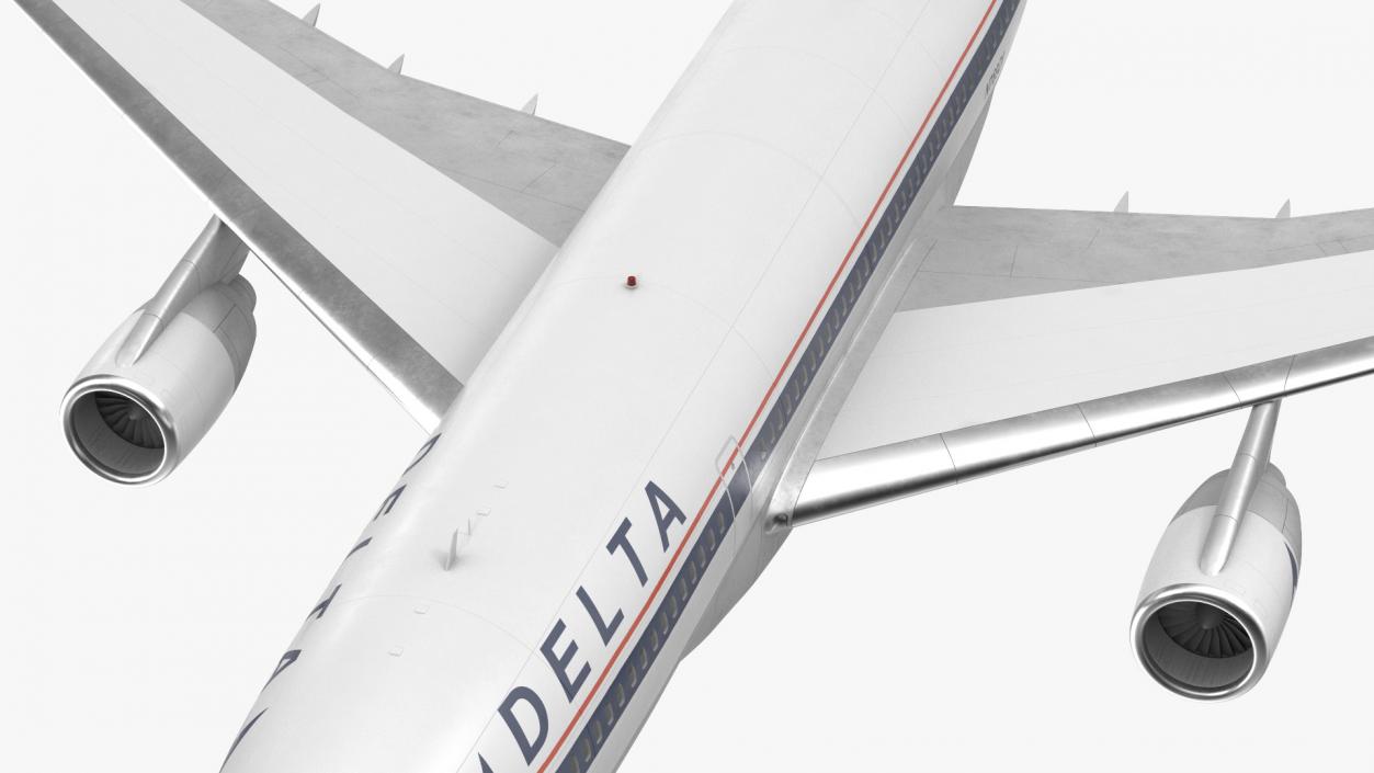 3D Delta Air Lines Lockheed L-1011 TriStar Flight