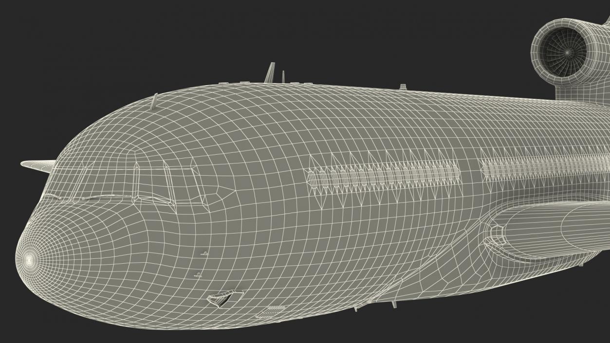 3D Delta Air Lines Lockheed L-1011 TriStar Flight