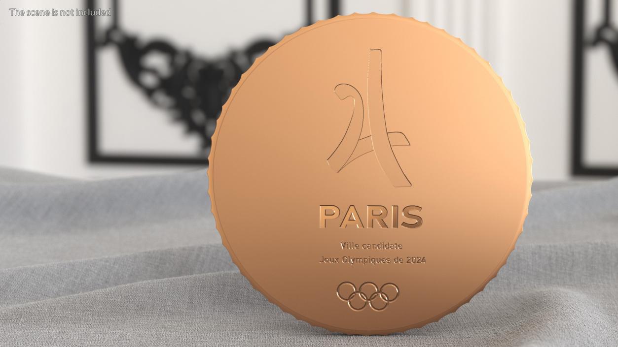 3D model Olympic Medals 2024 Collection