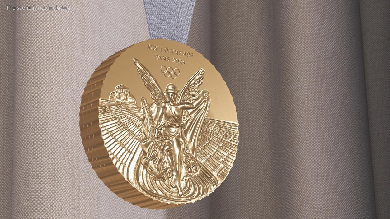 3D model Olympic Medals 2024 Collection