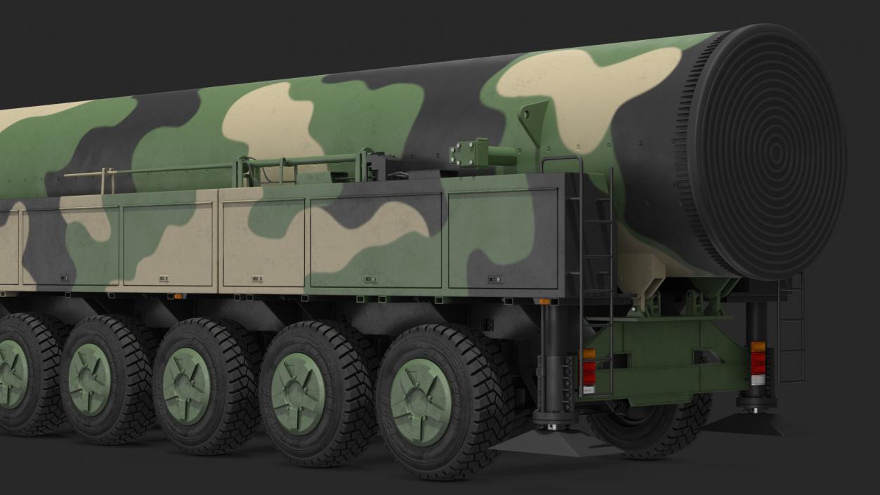 ICBM Launch Vehicle Generic 3D