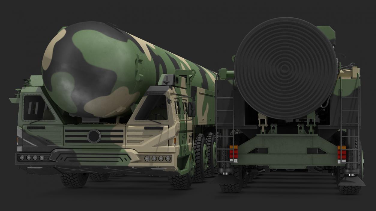 ICBM Launch Vehicle Generic 3D