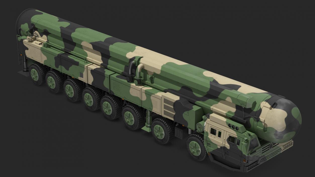 ICBM Launch Vehicle Generic 3D