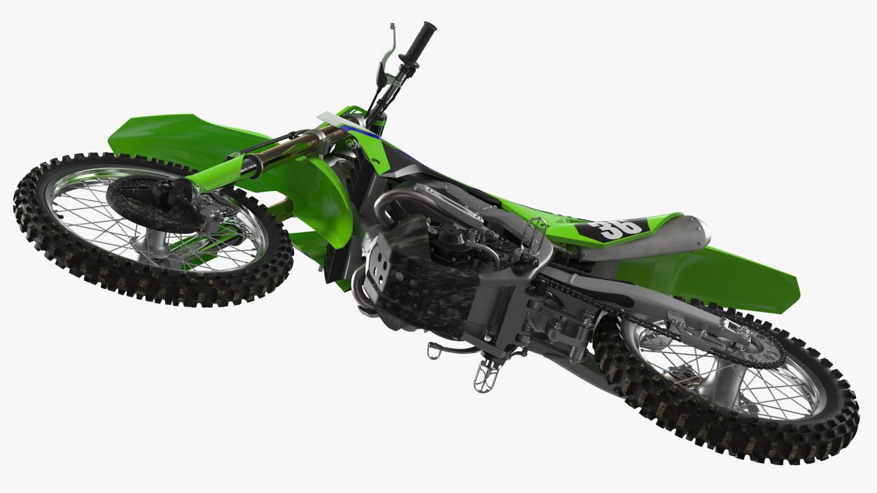 Motocross Bike Generic Rigged 3D model