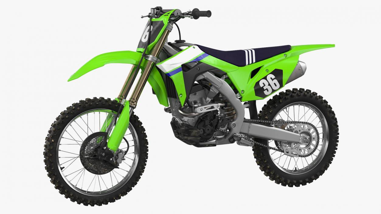 Motocross Bike Generic Rigged 3D model