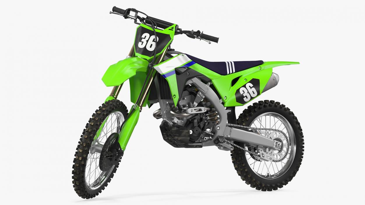 Motocross Bike Generic Rigged 3D model