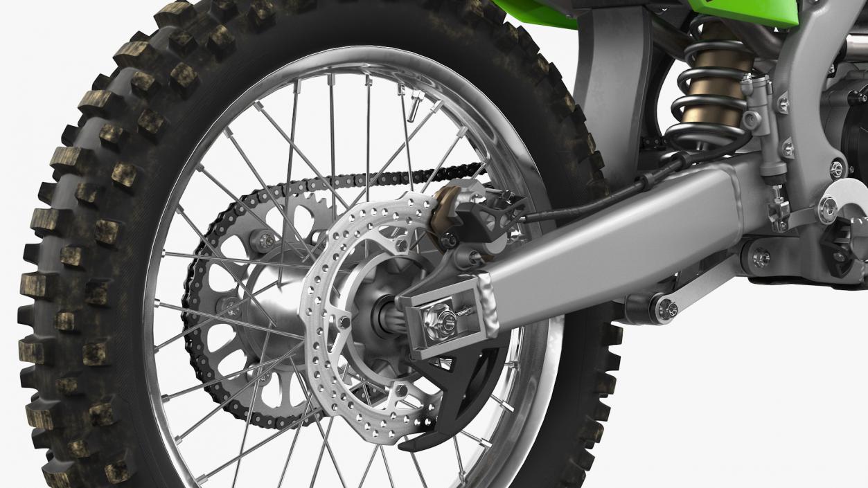 Motocross Bike Generic Rigged 3D model