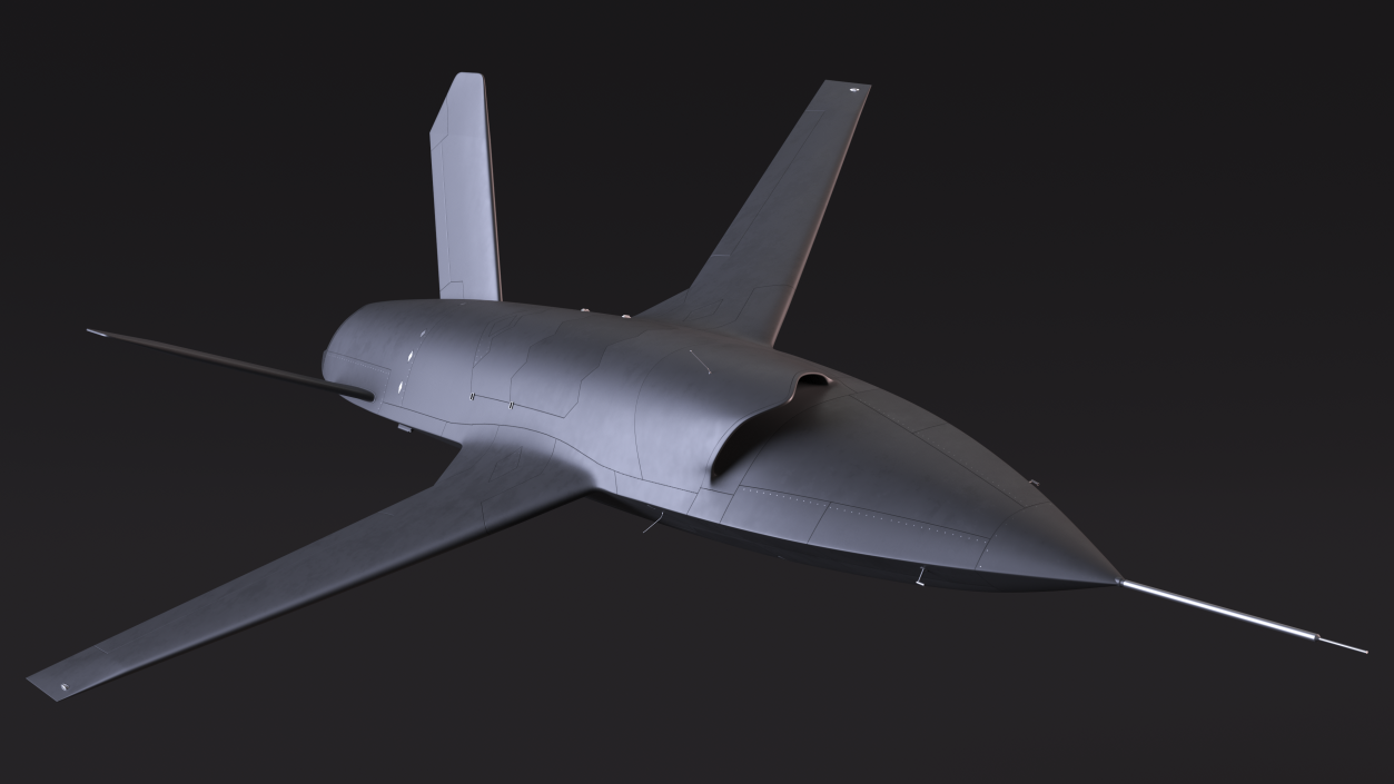 3D Combat Military Drone