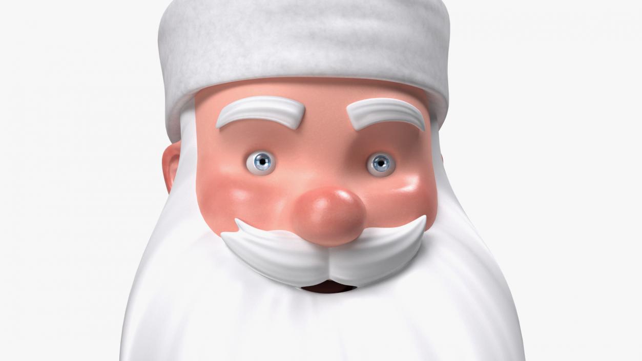 3D Santa Claus Cartoon Rigged