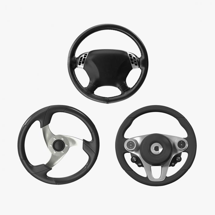 3D Steering Wheels Collection 4 model