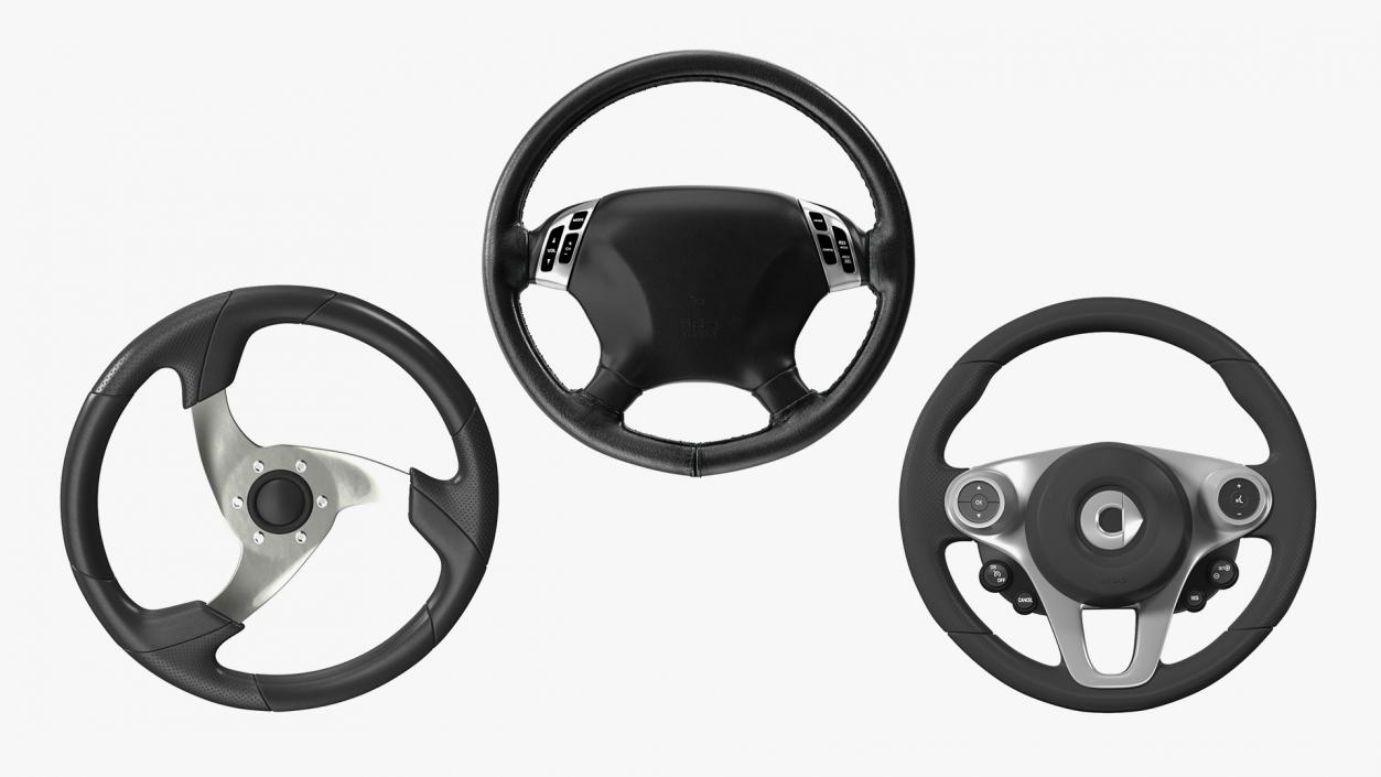 3D Steering Wheels Collection 4 model