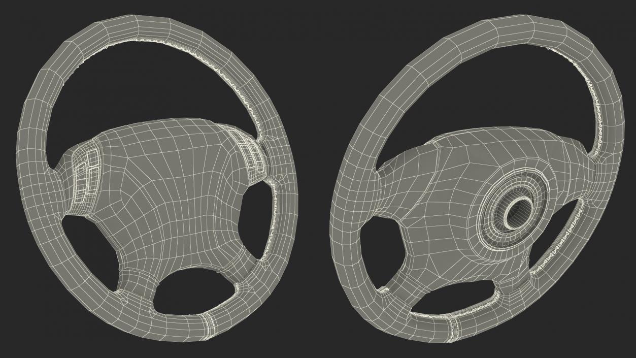 3D Steering Wheels Collection 4 model