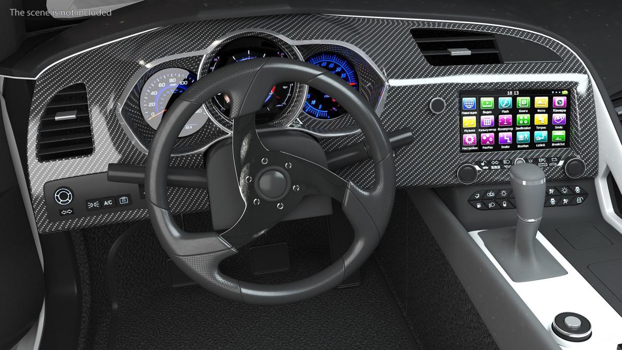 3D Steering Wheels Collection 4 model