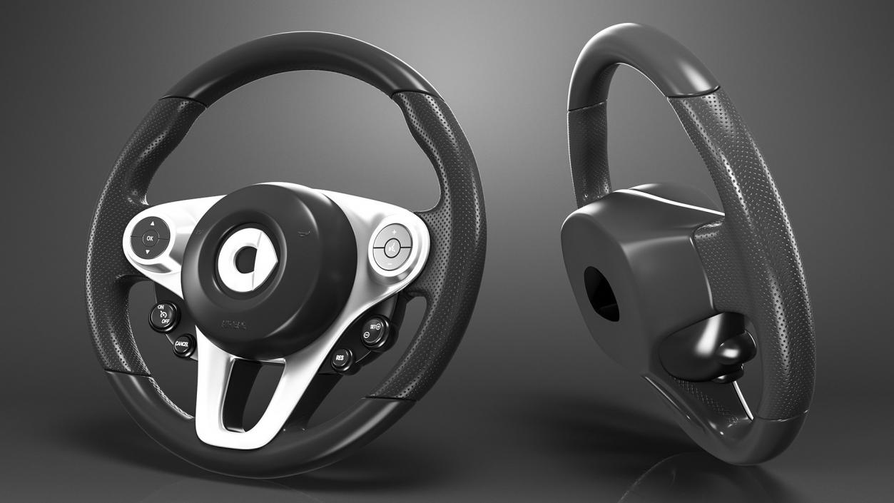 3D Steering Wheels Collection 4 model