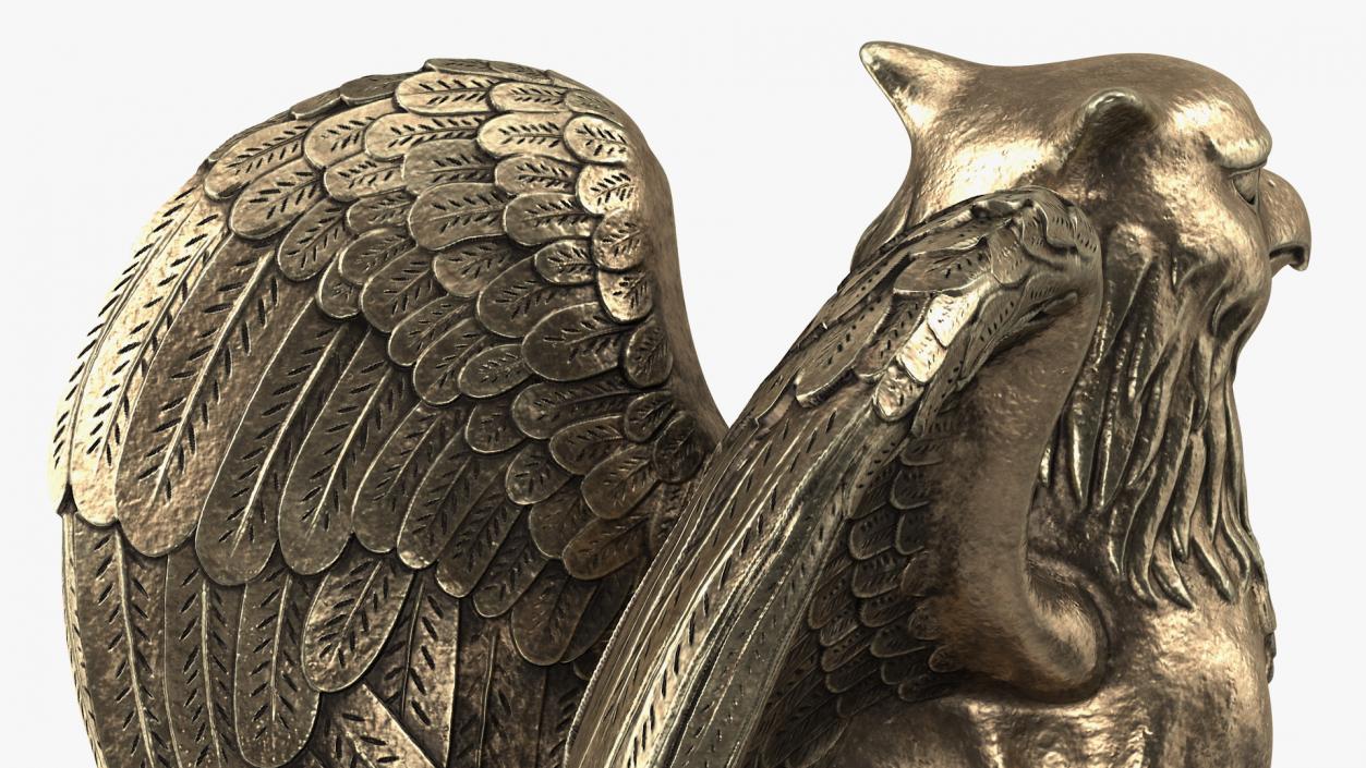 Griffin Statue Polystone 3D model