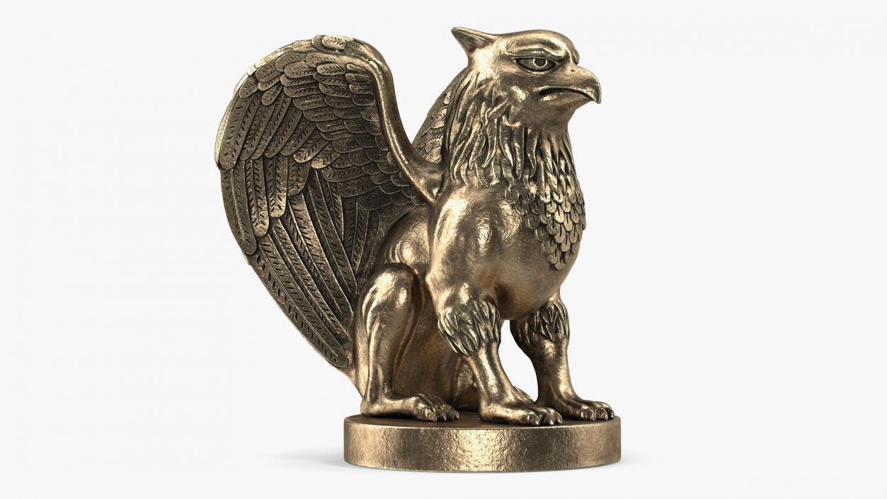 Griffin Statue Polystone 3D model