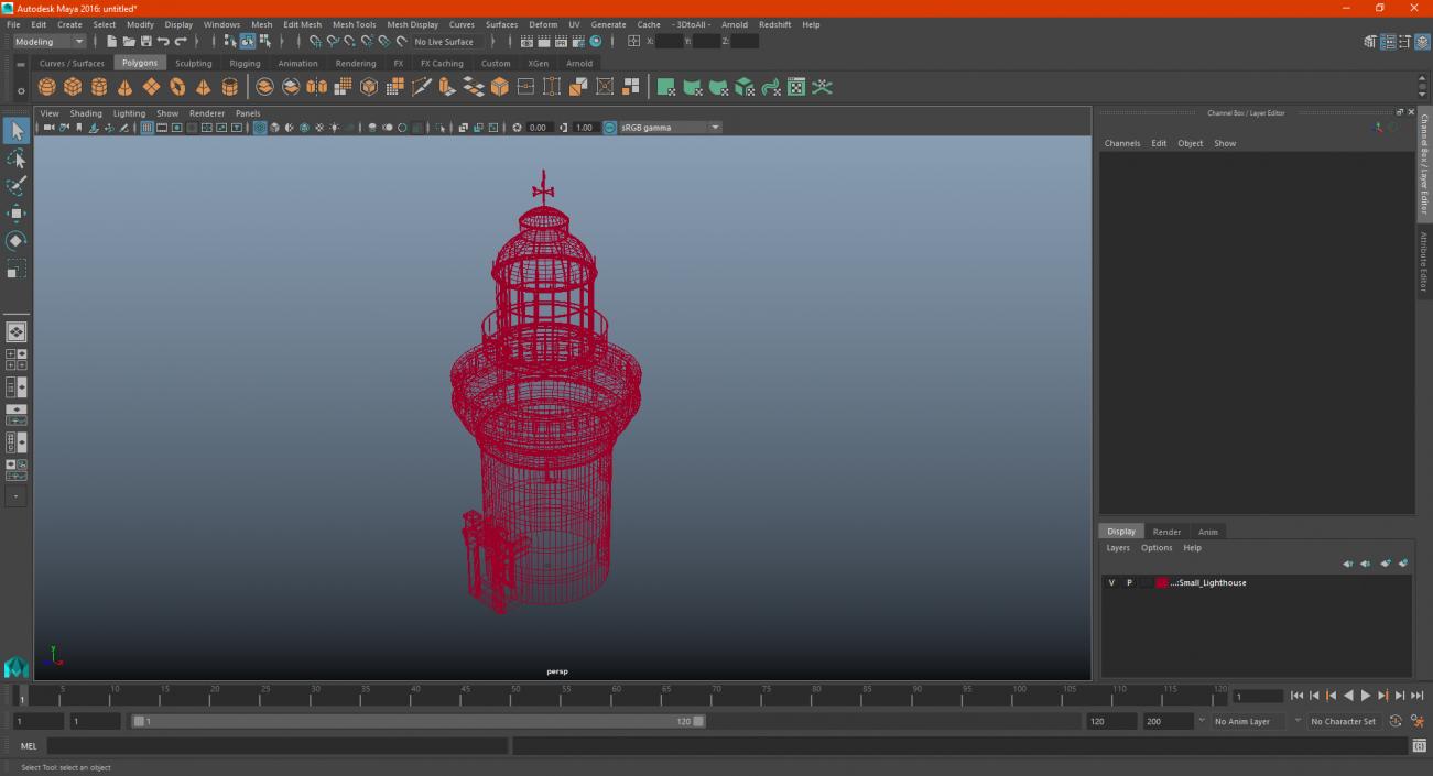 3D Small Lighthouse