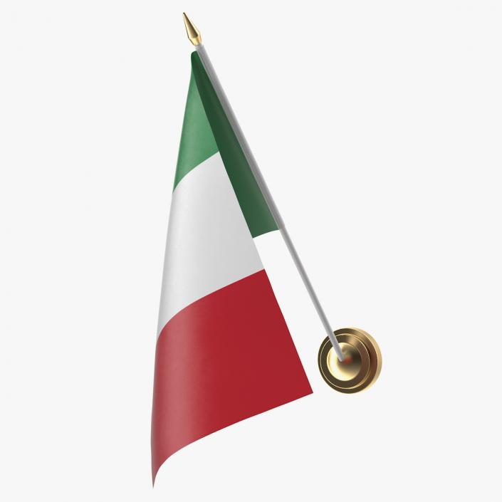 3D model Wall Flag Italy