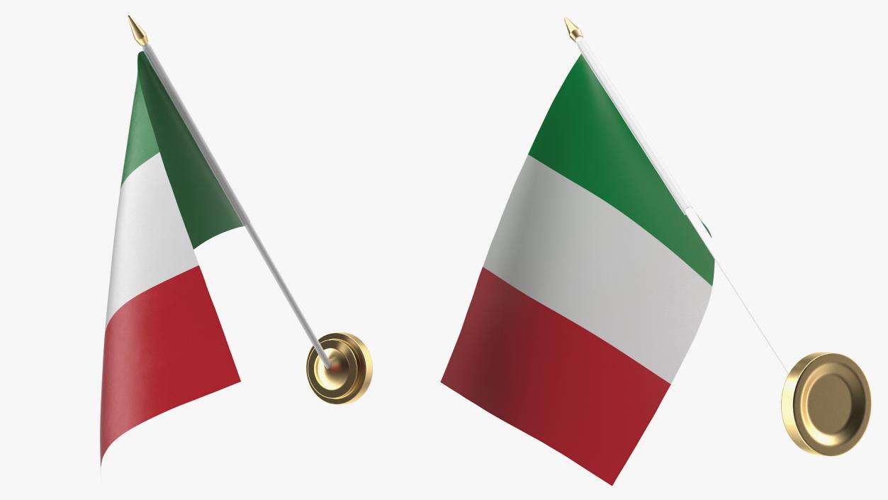 3D model Wall Flag Italy