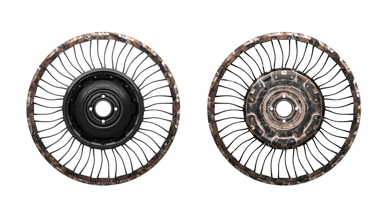 Michelin X Tweel UTV Airless Tire Dirty 3D model