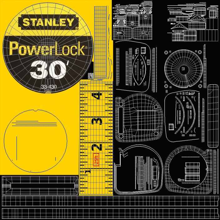 3D model Tape Measure Stanley