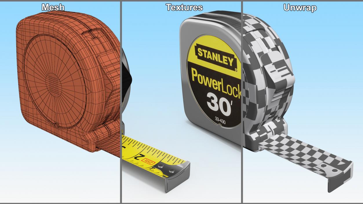 3D model Tape Measure Stanley