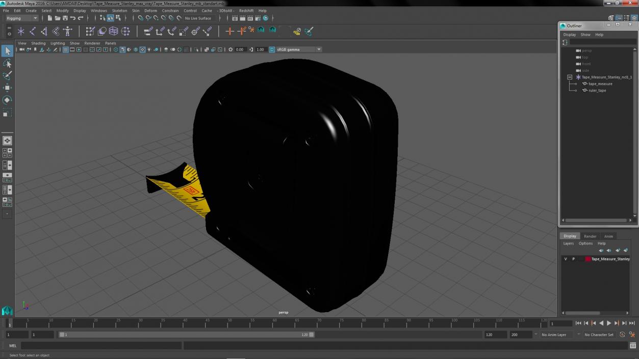 3D model Tape Measure Stanley