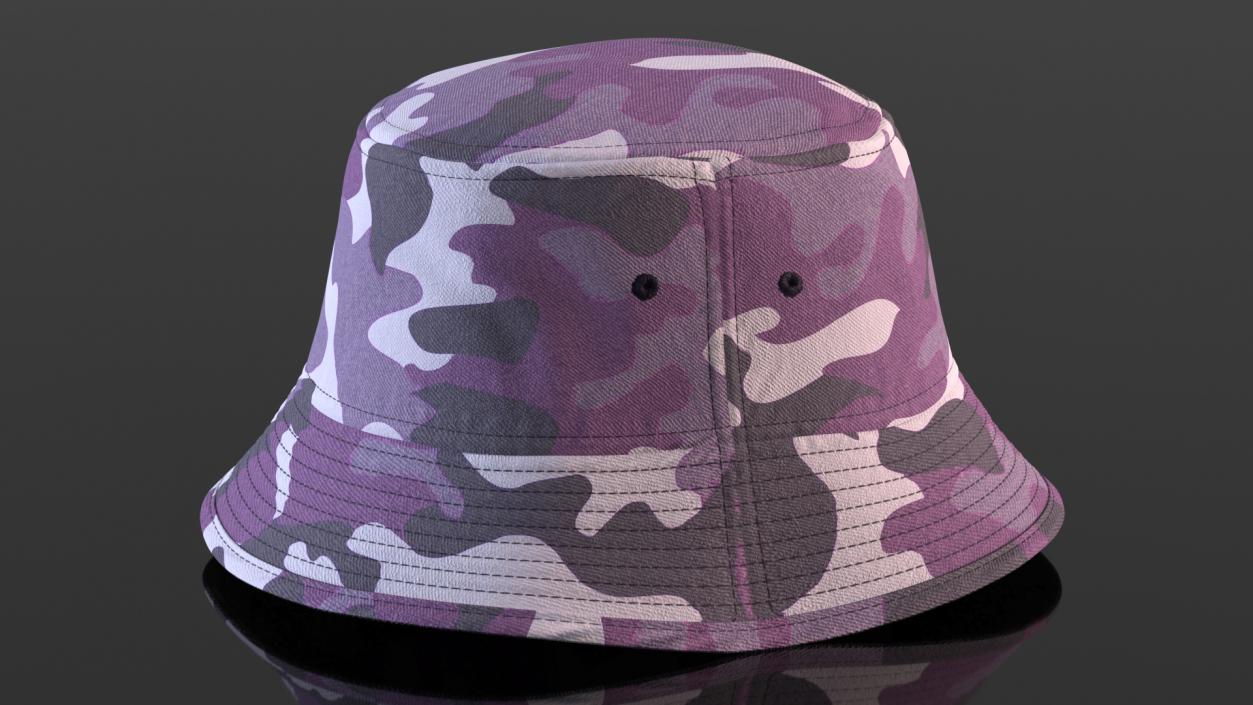 3D model Bucket Hat Camo