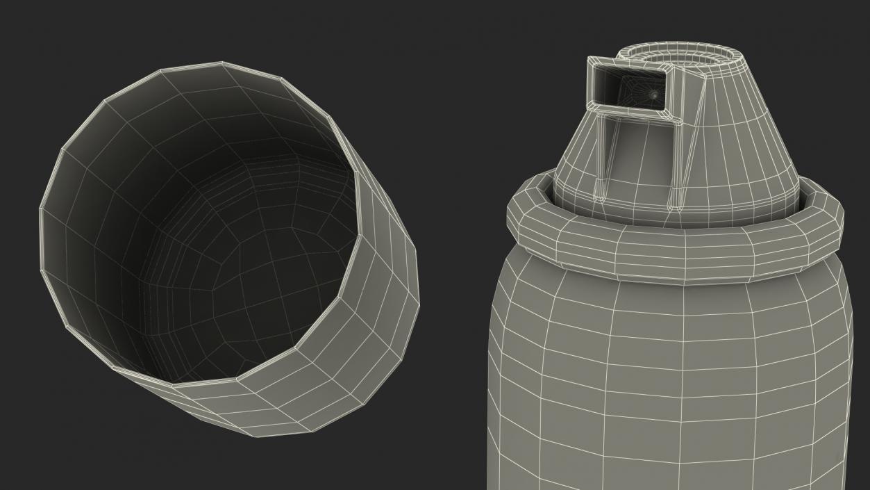 Travel Can of Shave Foam 3D model