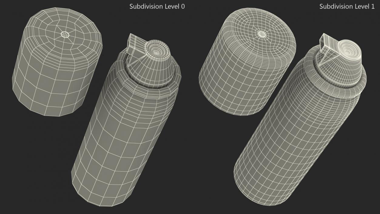 Travel Can of Shave Foam 3D model