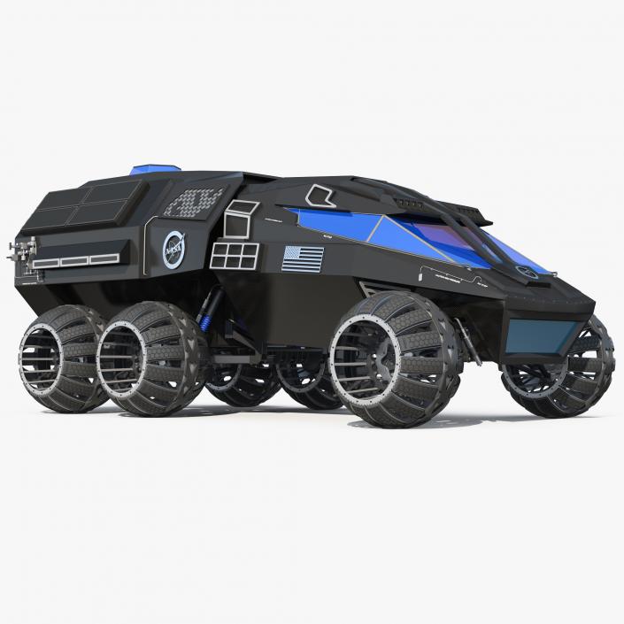 3D model NASA Futuristic Mars Rover Concept Simple Interior