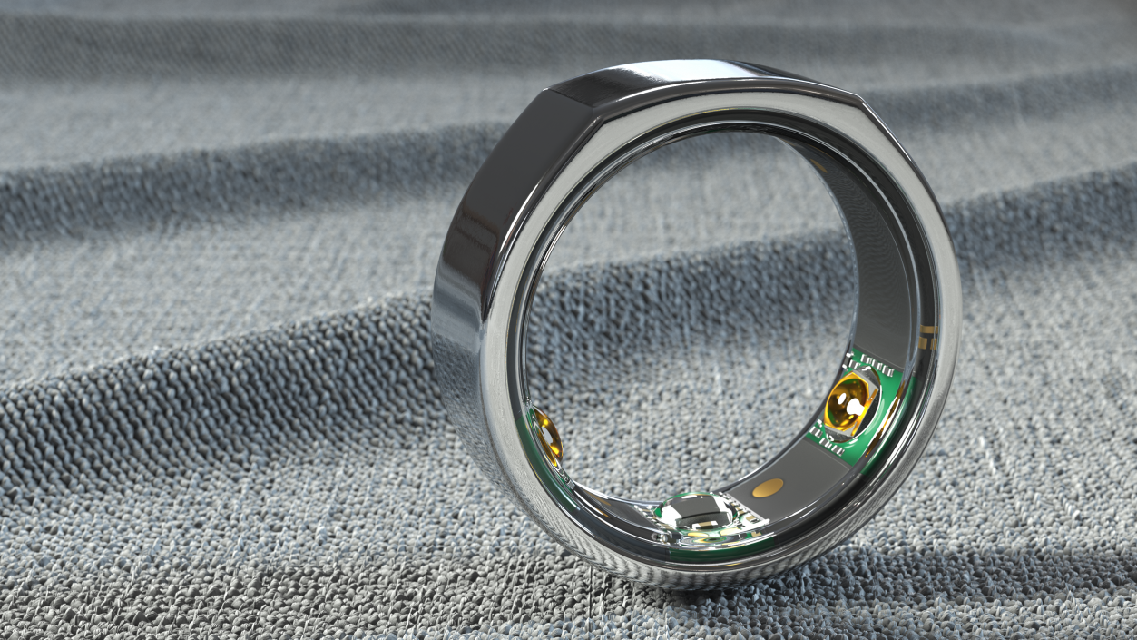 3D Oura Ring Chrome