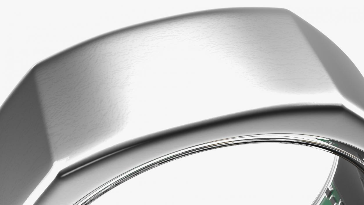 3D Oura Ring Chrome