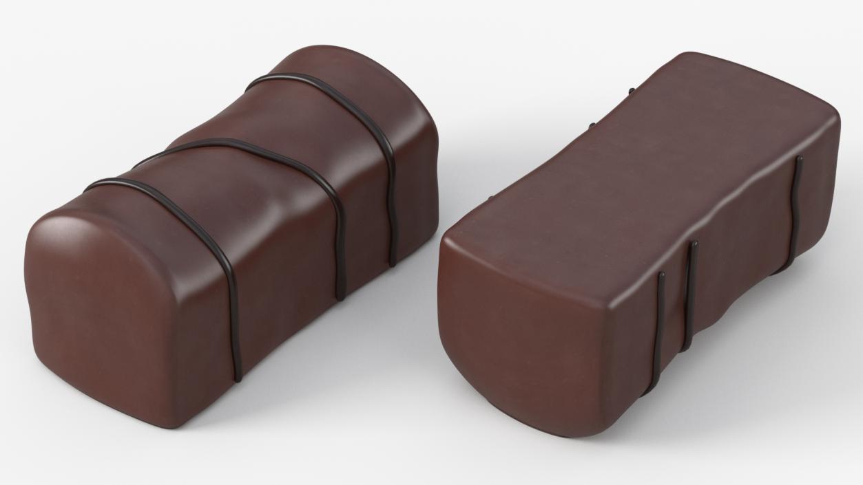 Chocolate Sponge Candy 3D